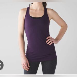 Lululemon Original Cool Racer Back Tank Deep Zinfandel